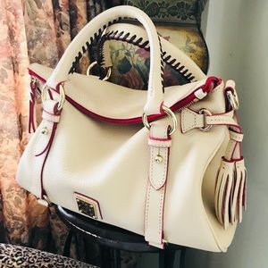 Dooney & Bourke Portofino Leather Small Satchel.